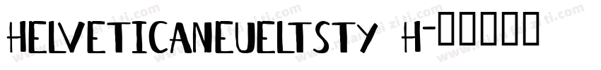 helveticaneueltsty h字体转换